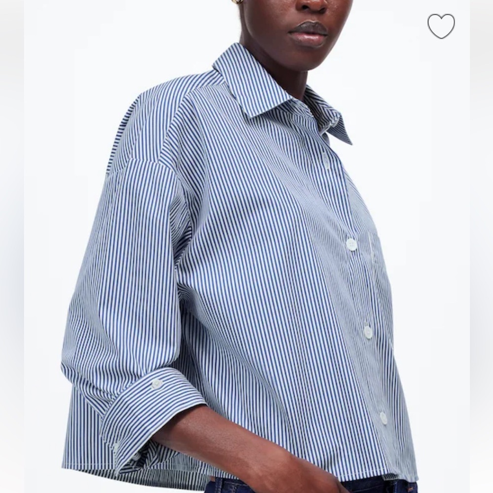 Madewell Straight Hem Shirt NWOT Med